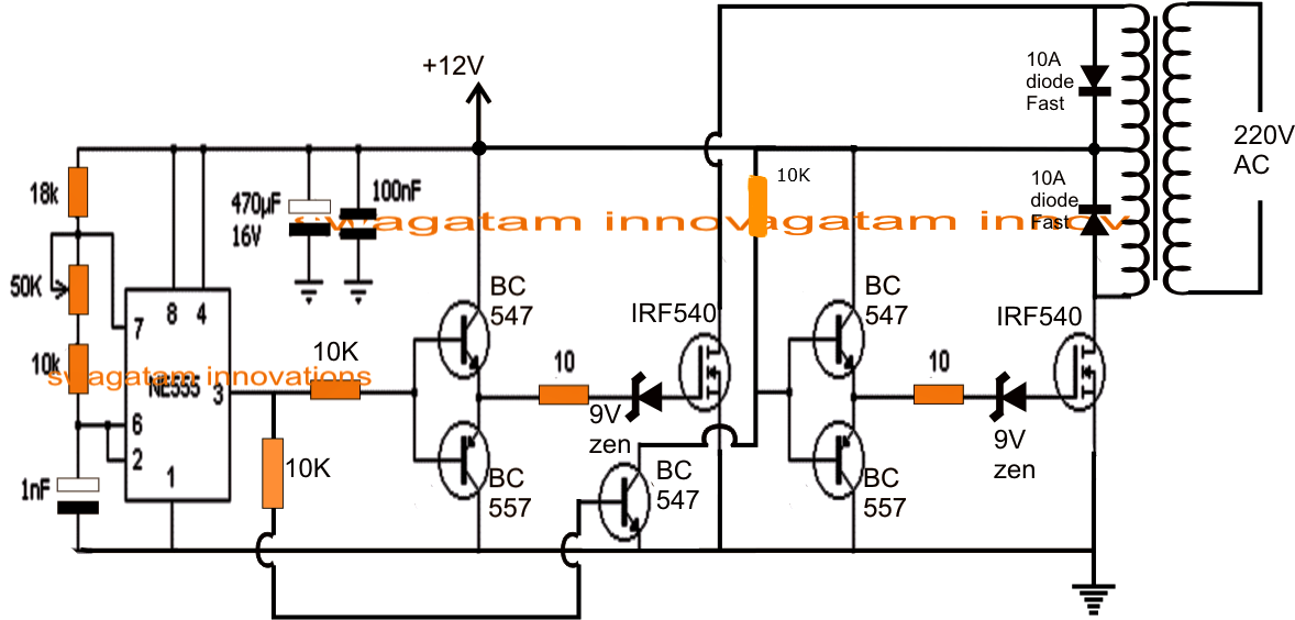 Ne555 Inverter Circuit Read Wiring